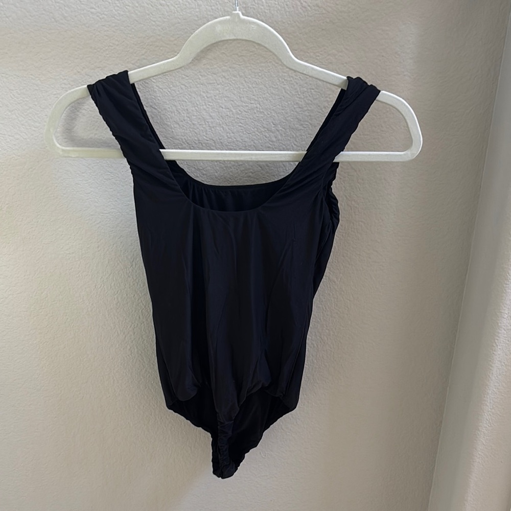 Aerie Black Bodysuit Tank Top Classic Design - Picture 2 of 2